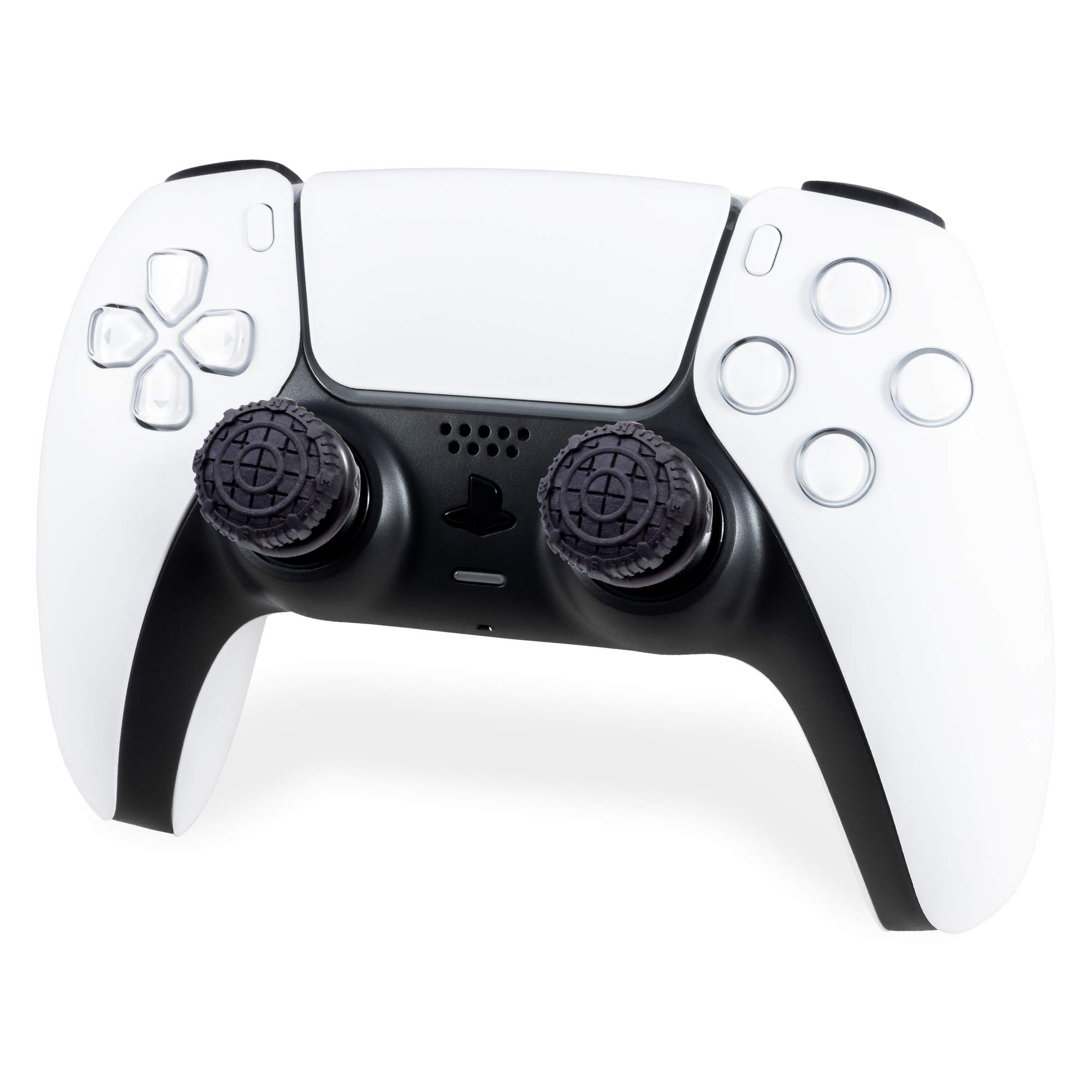 KontrolFreek FPS Freek Battle Royale Nightfall for PlayStation 4 (PS4) and PlayStation 5 (PS5) | Performance Thumbsticks | 2 High-Rise Convex Black - Image 8