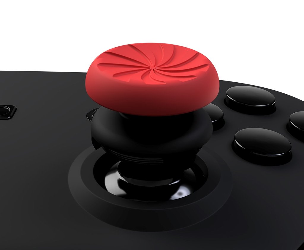 KontrolFreek FPS Freek Inferno for Nintendo Switch Pro Controller | Performance Thumbsticks | 2 High-Rise Concave | Red - Image 4